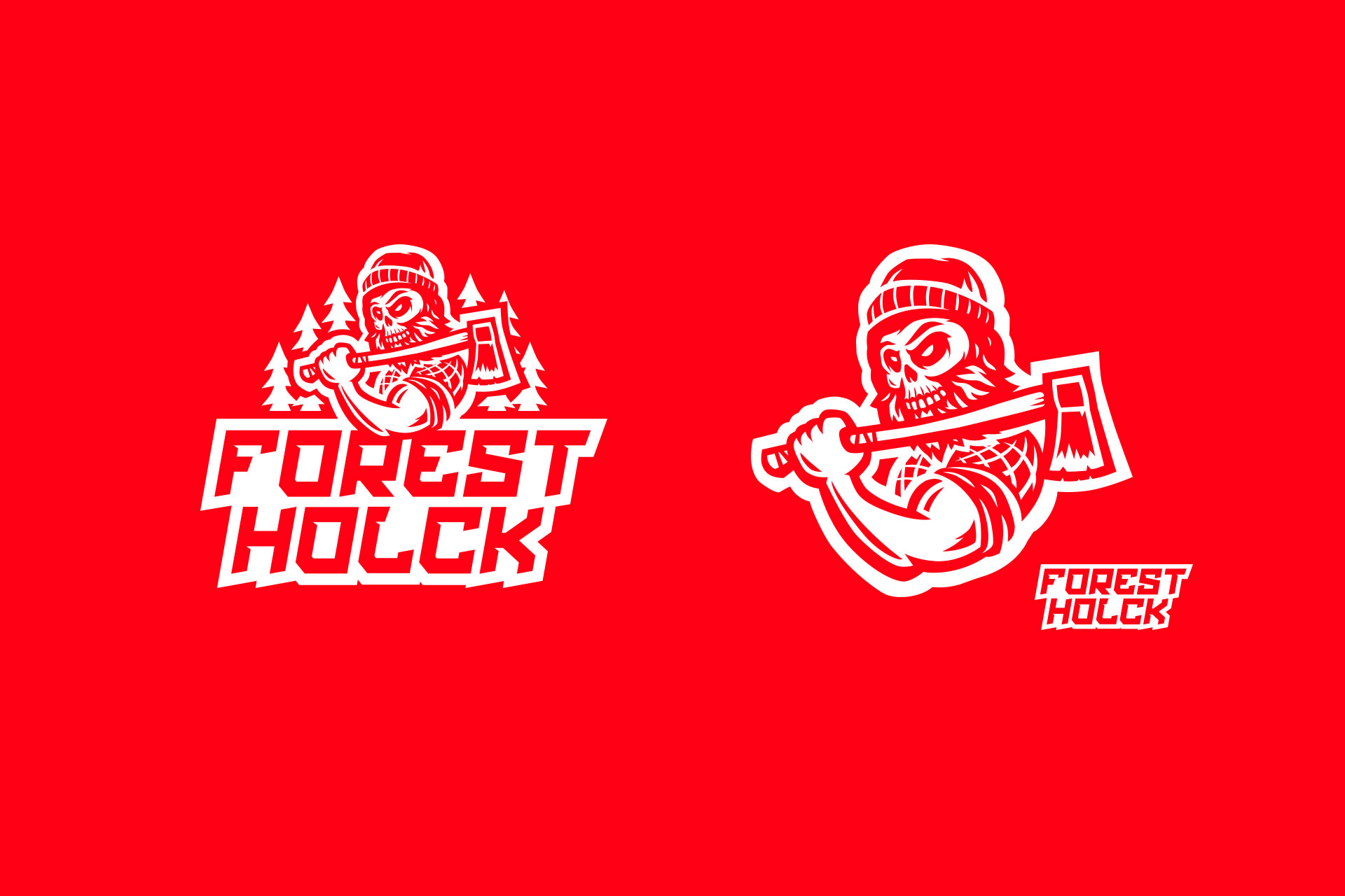 Forest Holck logon suunnnitelu. Forest Holck on metsänhoito sekä muuta metsätaloutta palveleva yritys.