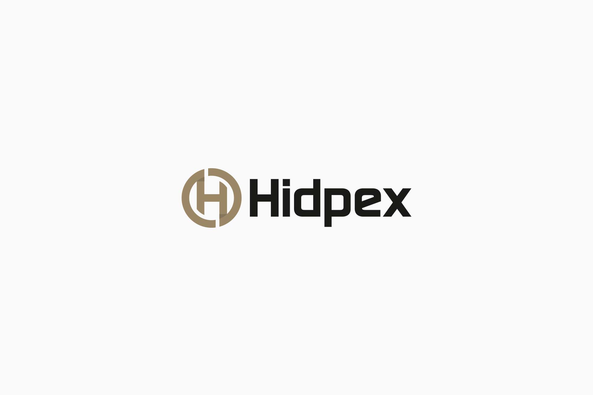 Hidpex yrityksen logon ja liikemerkin suunnittelu. Hidpex tarjoaa kiinteistöjen viemäreidän sukituspalveluita.