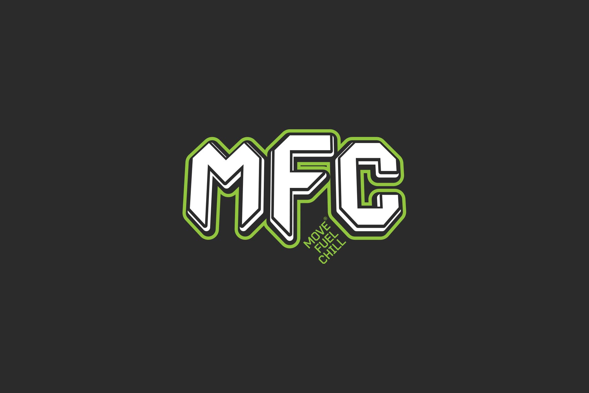 Kuntoilukonsepti MFC:n logosuunnittelu