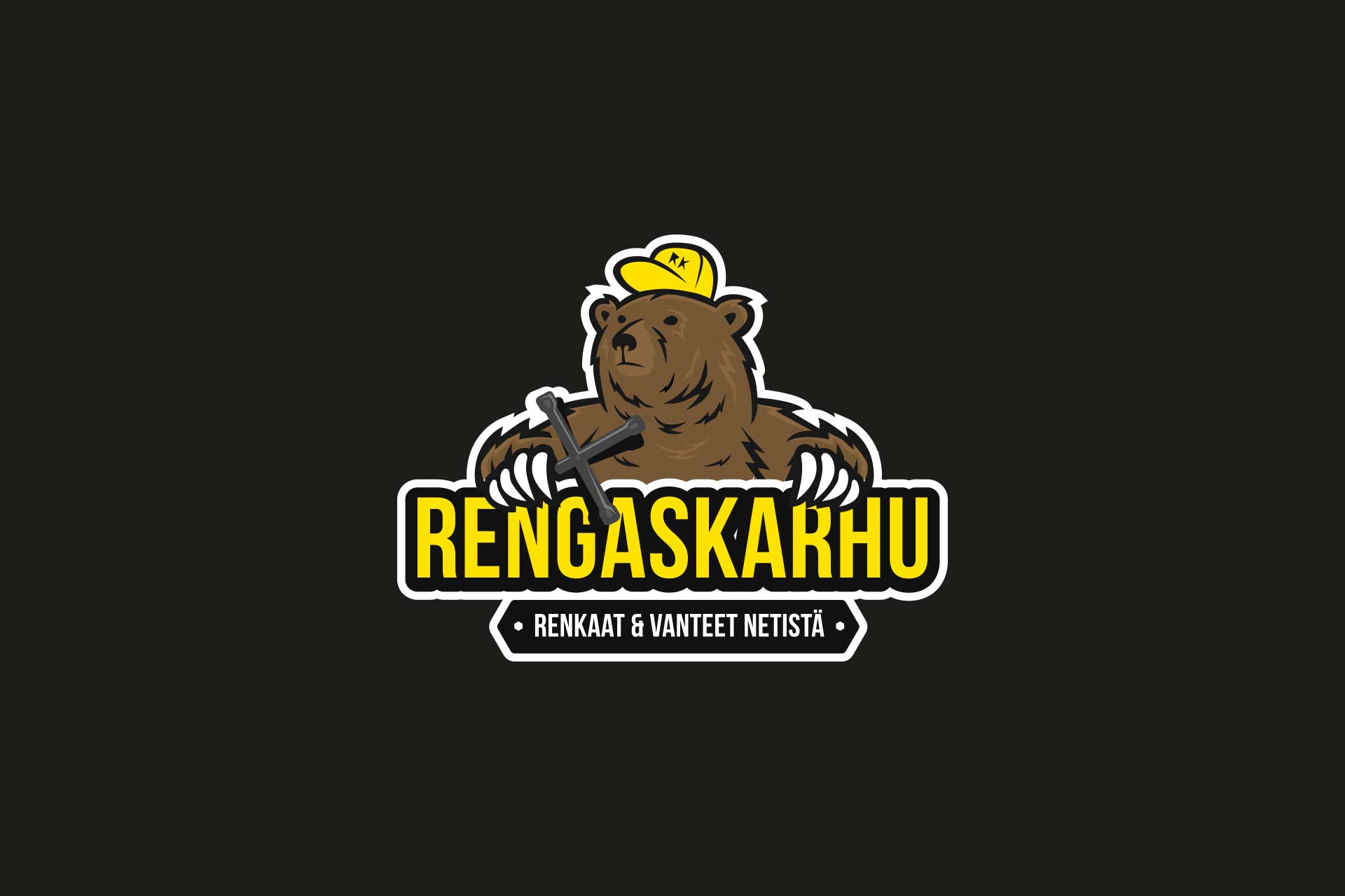 Rengasliike Rengaskarhun logon suunnittelu